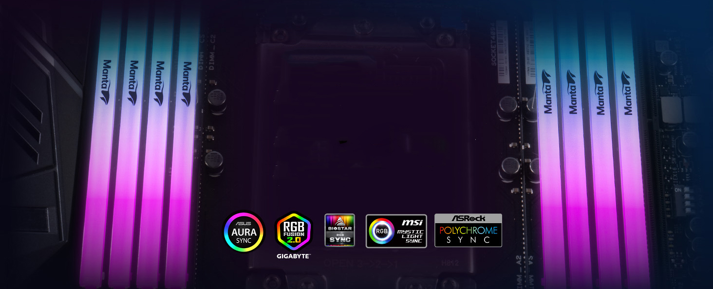 V-Color SkyWalker Plus DDR4 合計64GB V-COLOR Skywalker Plus RGB DDR4 3600(PC4 28800) 64GB (4x16GB